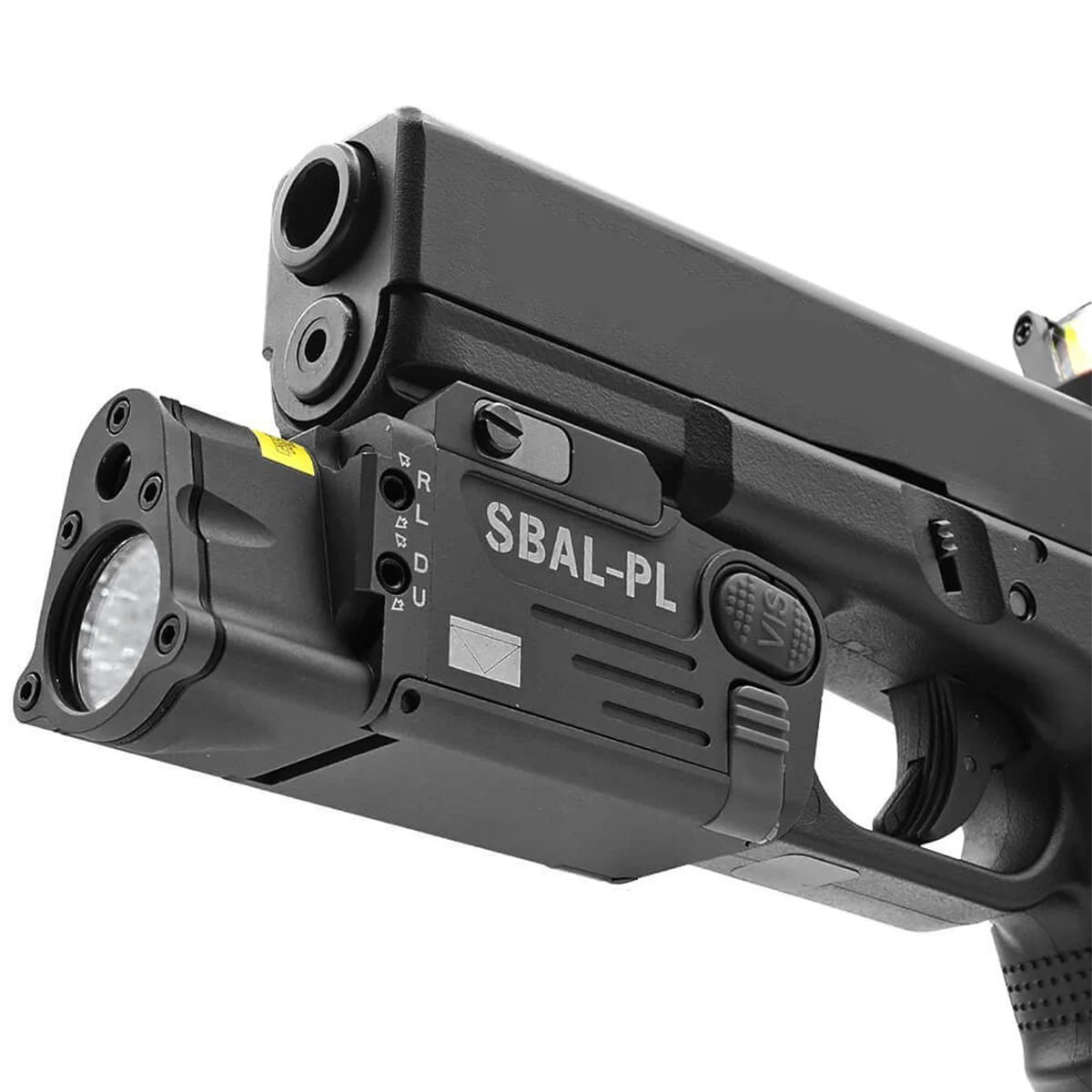 SBAL PL luz táctica con mira láser roja y verde para pistola Airsoft - imagen 3