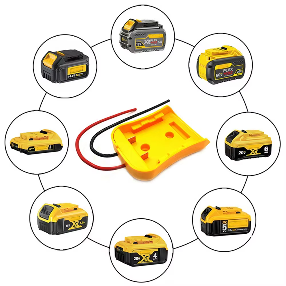 Adaptador batería Dewalt 20V Power Wheel con fusible - imagen 4
