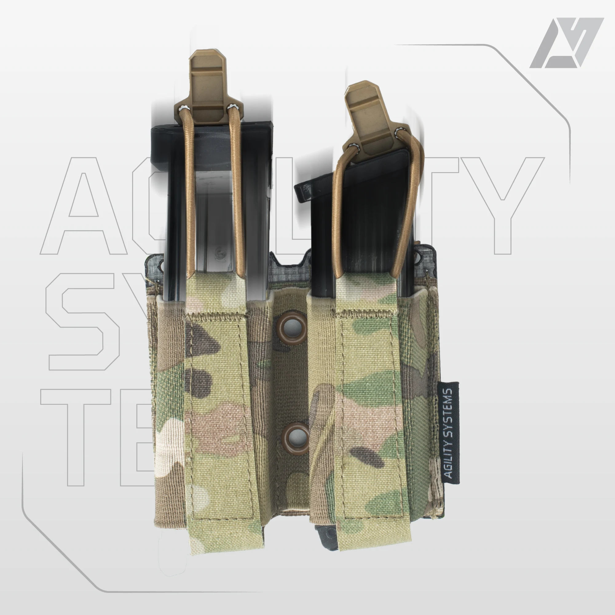 Portacargador doble MOLLE estilo Ferro para cinturón táctico - imagen 3