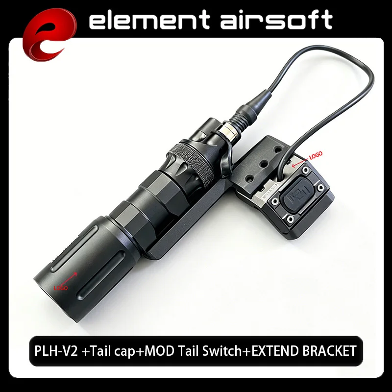 Modlit PLH-V2 Linterna táctica para riel Picatinny, exploración - imagen 3
