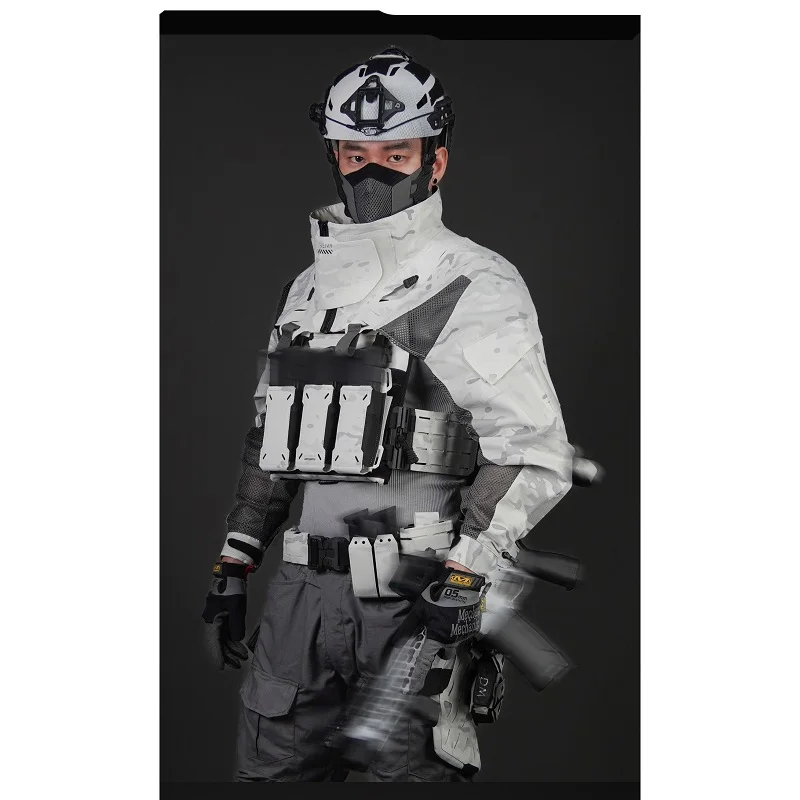 Chaleco táctico de caza Triple SMG cuádruple compatible MP7 - imagen 2