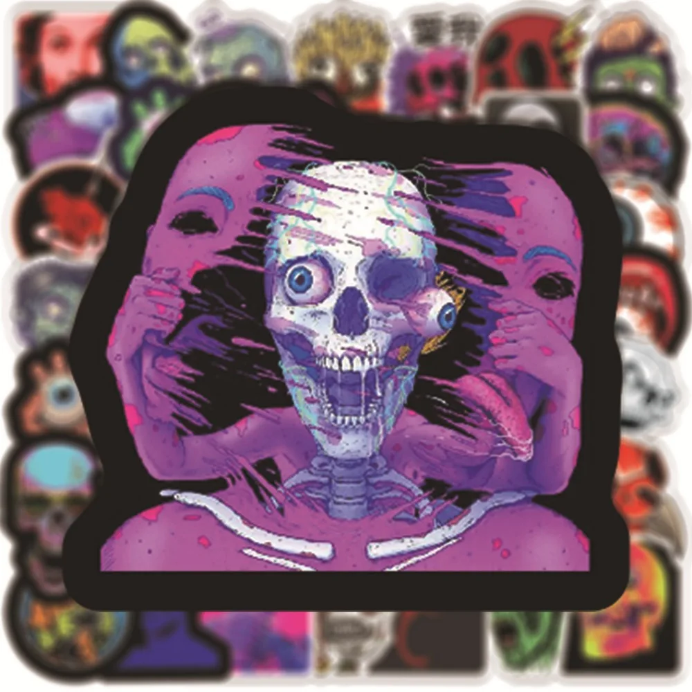 Pegatinas tácticas calavera y fantasma – Adhesivo impermeable outdoor - imagen 3