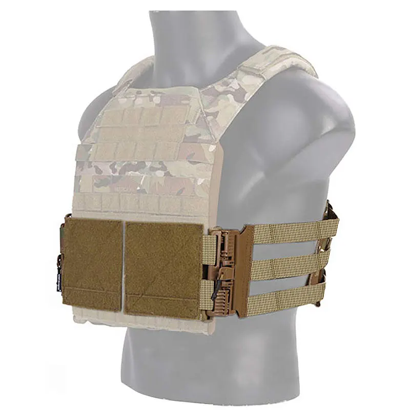 AQB118 Chaleco tactico MOLLE con cinturon y hebilla rapida - imagen 3