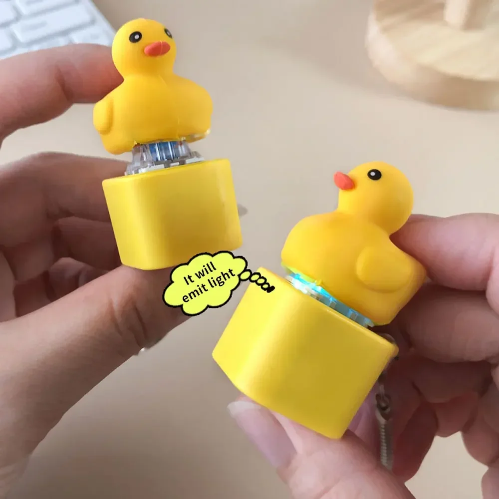 Teclas de teclado antiestrés con pato chillón clicker para adultos - imagen 3