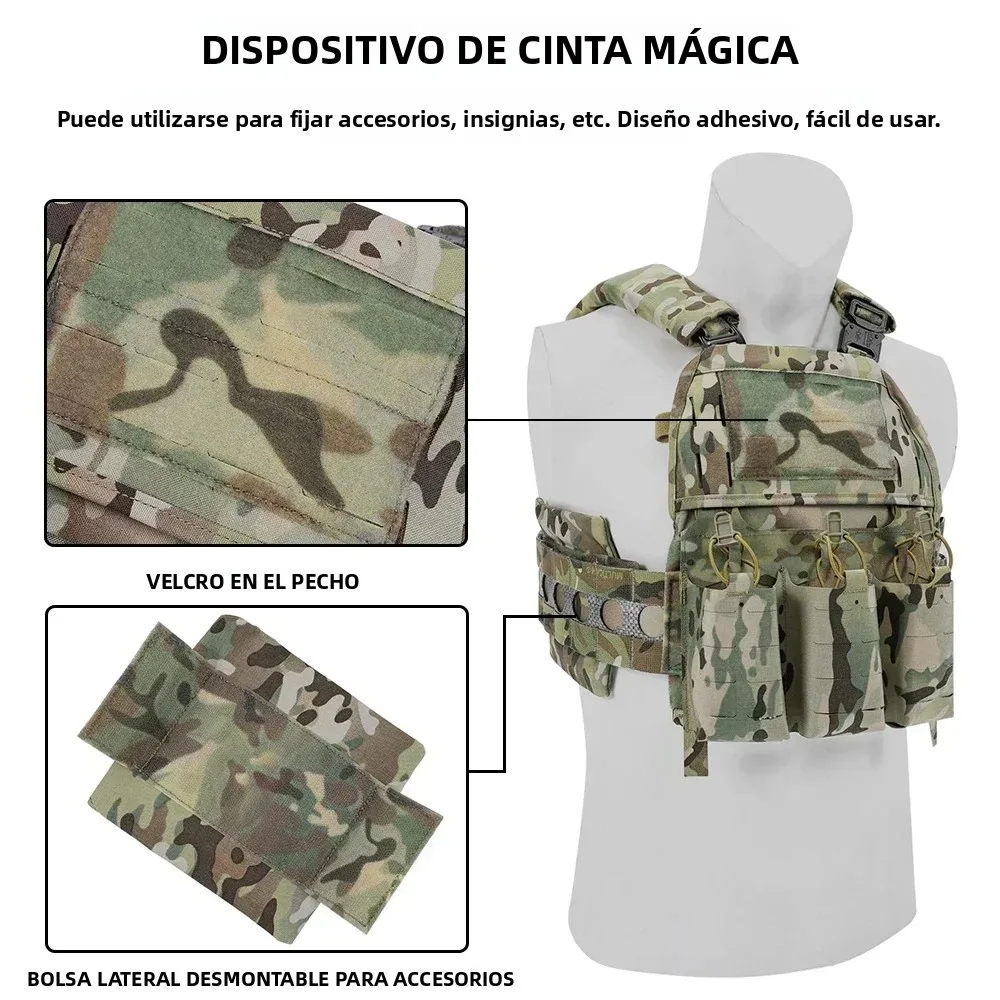 SINAIRSOFT FCPC V5: chaleco táctico MOLLE de liberación rápida - imagen 5