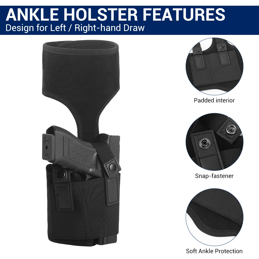 Holster táctico pierna para pistola – Carga oculta G19 G43 - imagen 3