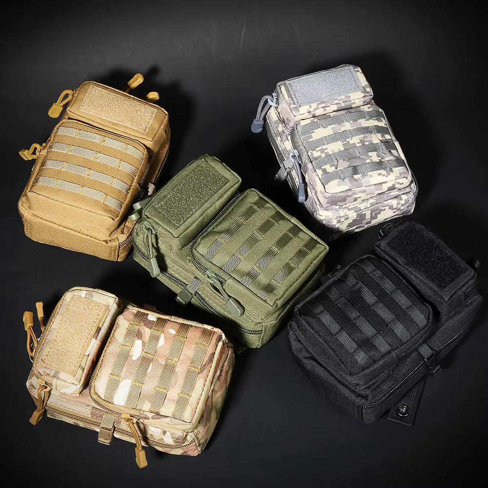 Bolsa EDC MOLLE táctica bandolera cintura ciclismo emergencia - imagen 4
