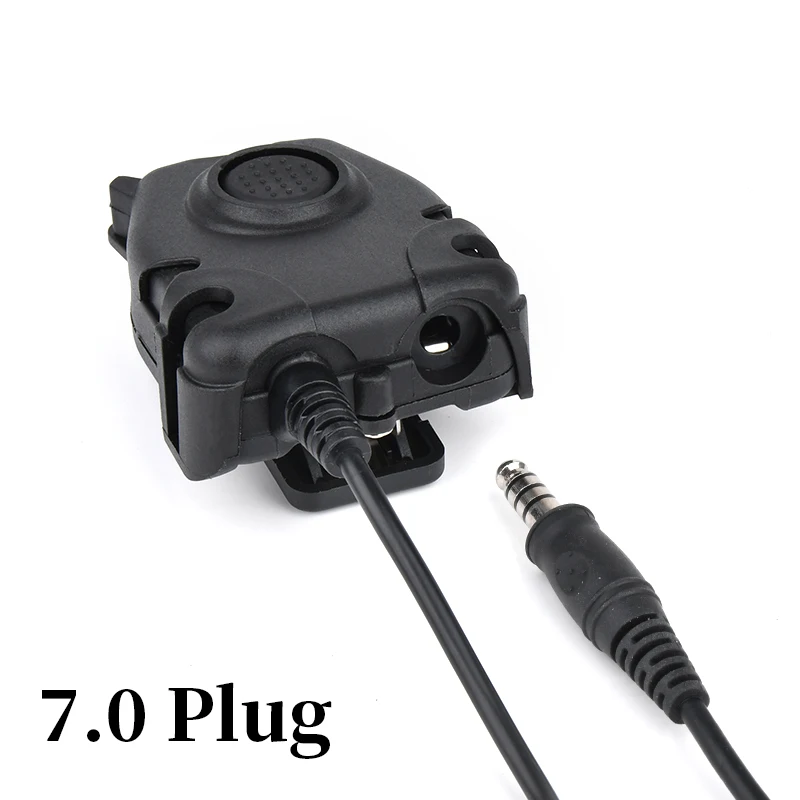 WADSN adaptador PTT táctico para auriculares TCI y radio Airsoft - imagen 2