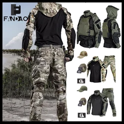 Sudadera táctica con capucha y manga larga camuflaje transpirable