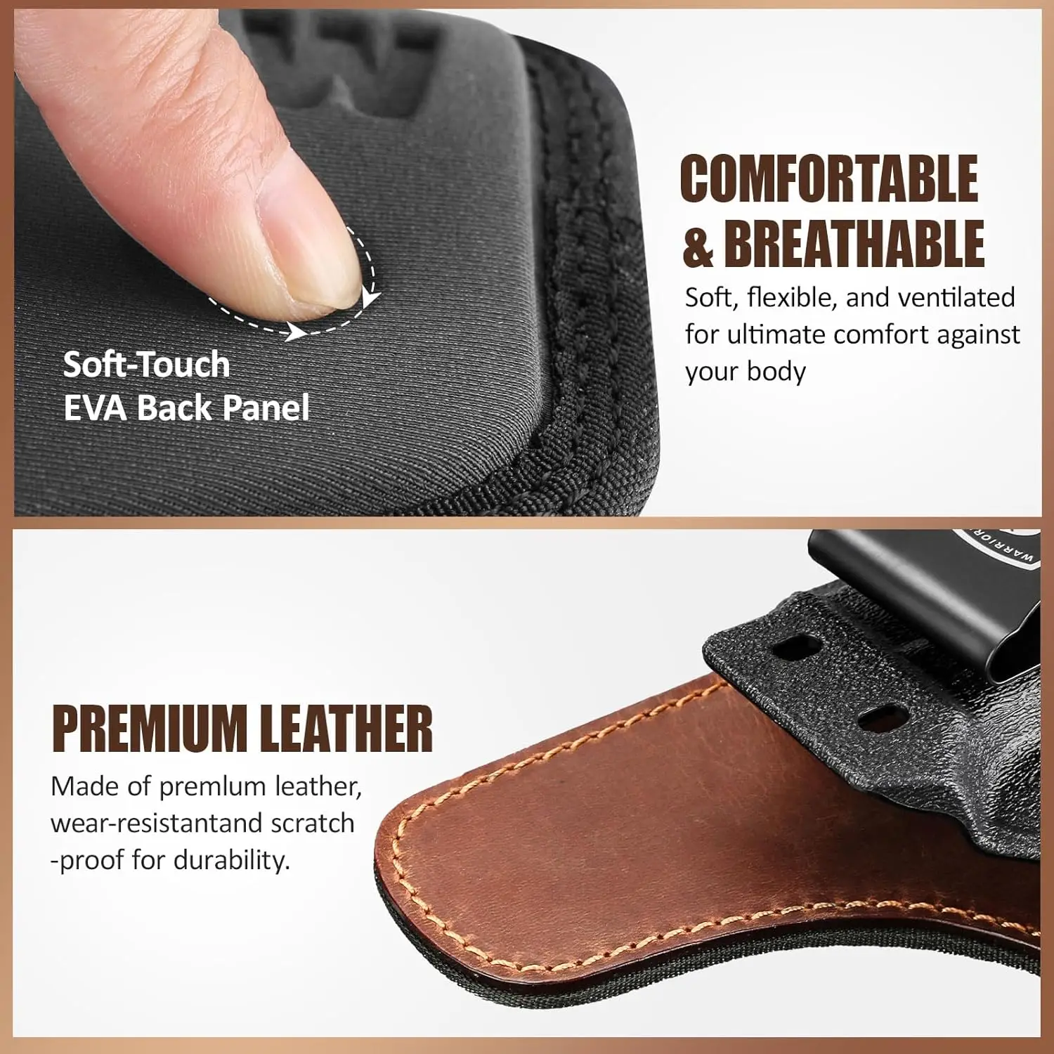 Funda IWB híbrida Springfield Hellcat Pro/RDP/OSP derecha - imagen 4