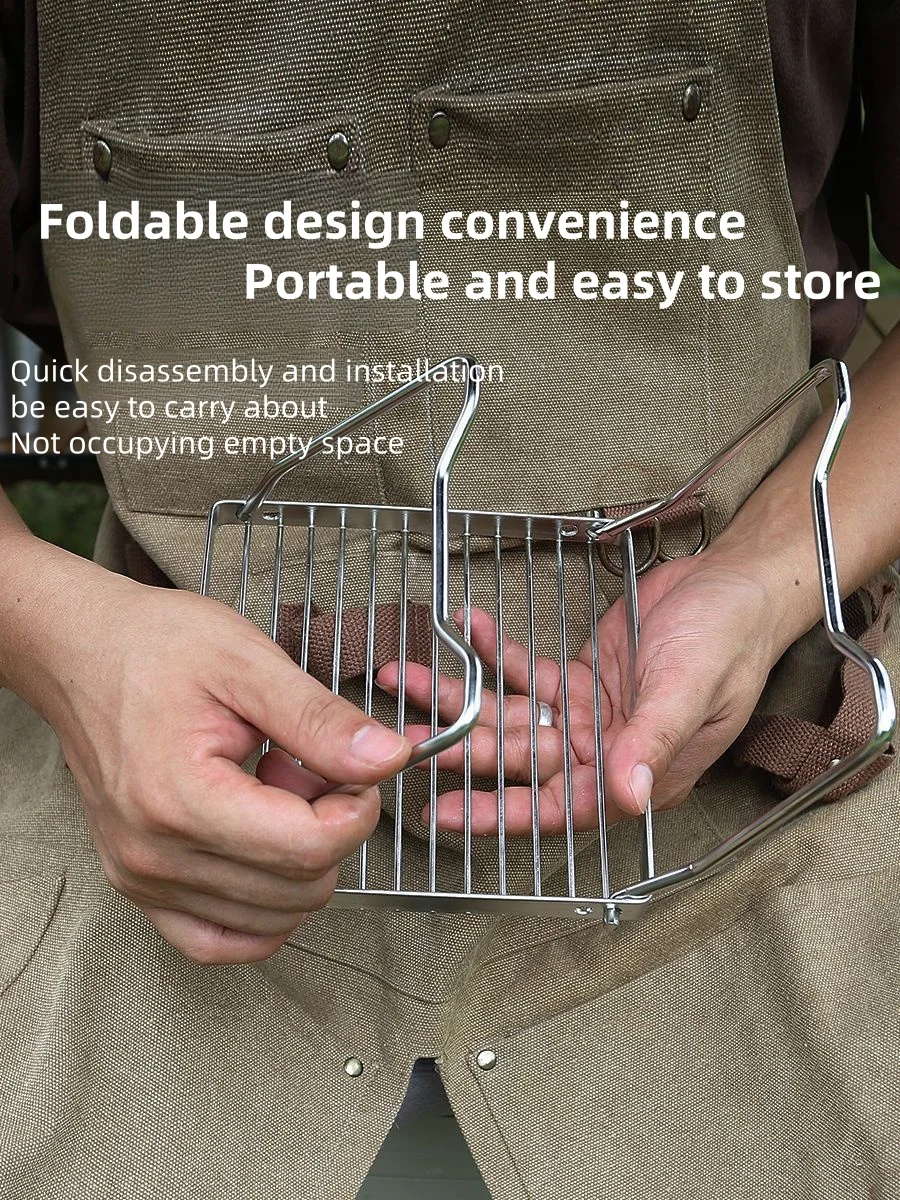 Soporte estufa exterior plegable portátil para hornillo y hervidor - imagen 5