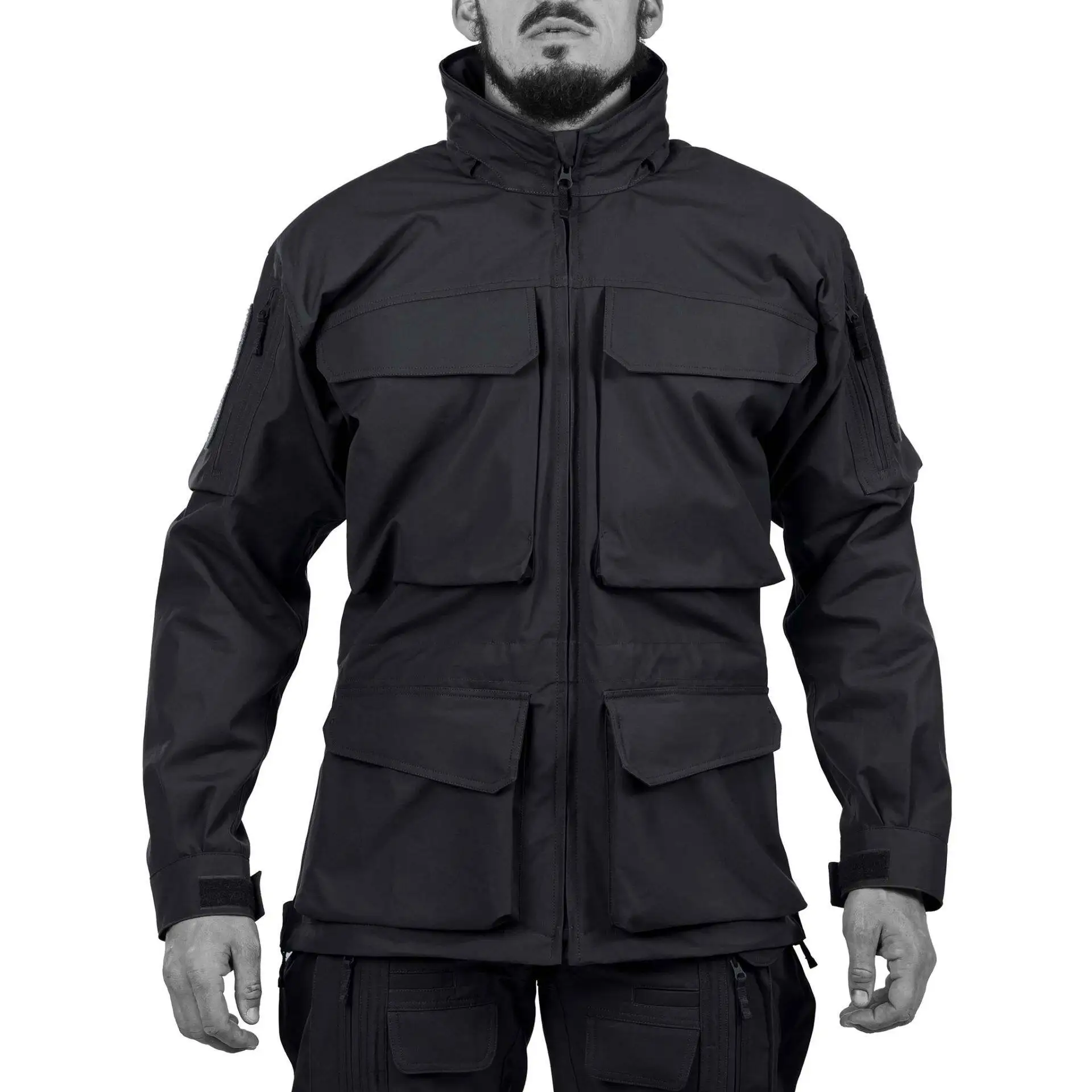UF Chaqueta táctica camuflaje cortavientos longitud media para caza - imagen 2