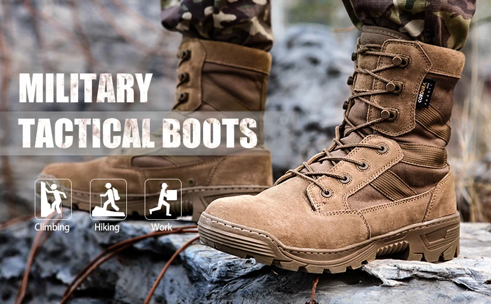 Botas tácticas VOTAGOO vista lateral