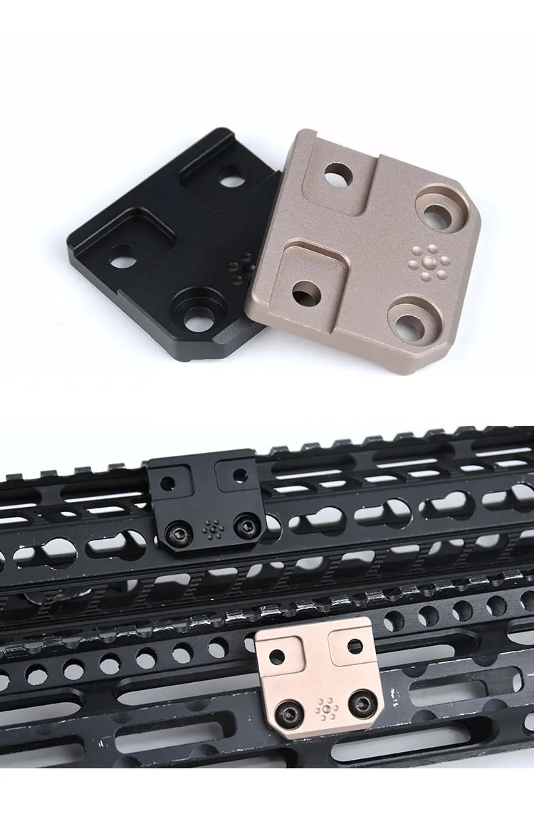 Base CNC metálica compatible con linterna M300 M600