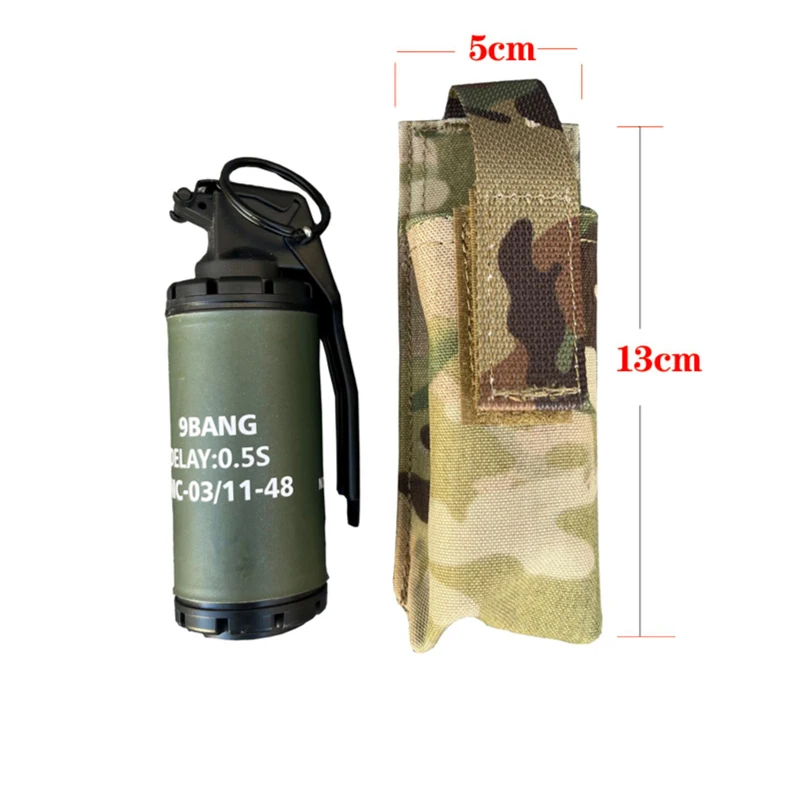 Bolsa táctica MOLLE para flashbang y accesorios de airsoft - imagen 3