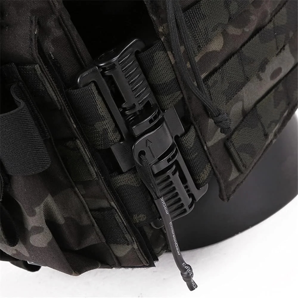 Chaleco táctico modular liberación rápida camuflaje airsoft - imagen 3