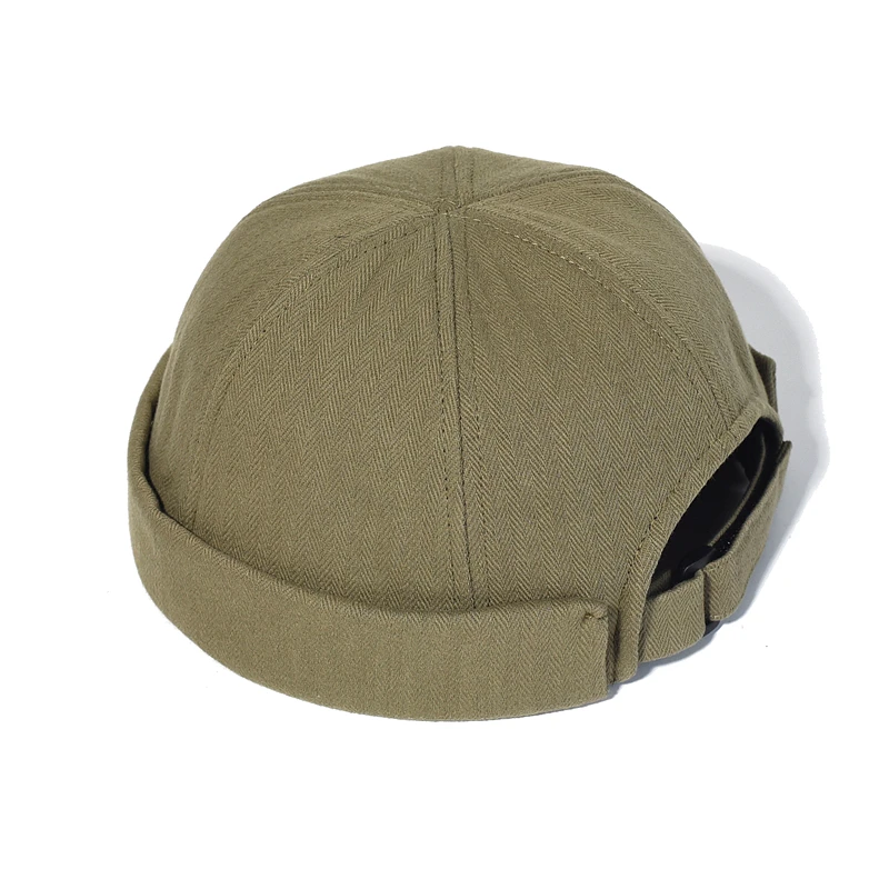 Gorro sin ala de algodón marinero ajustable retro - imagen 2