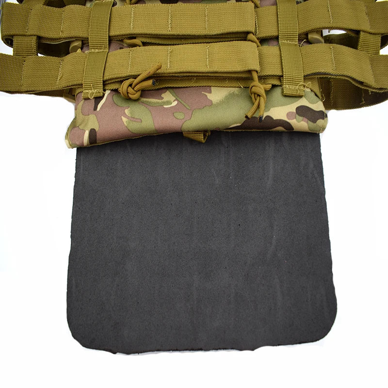 Chaleco táctico MOLLE camuflaje de nylon para airsoft y caza - imagen 3