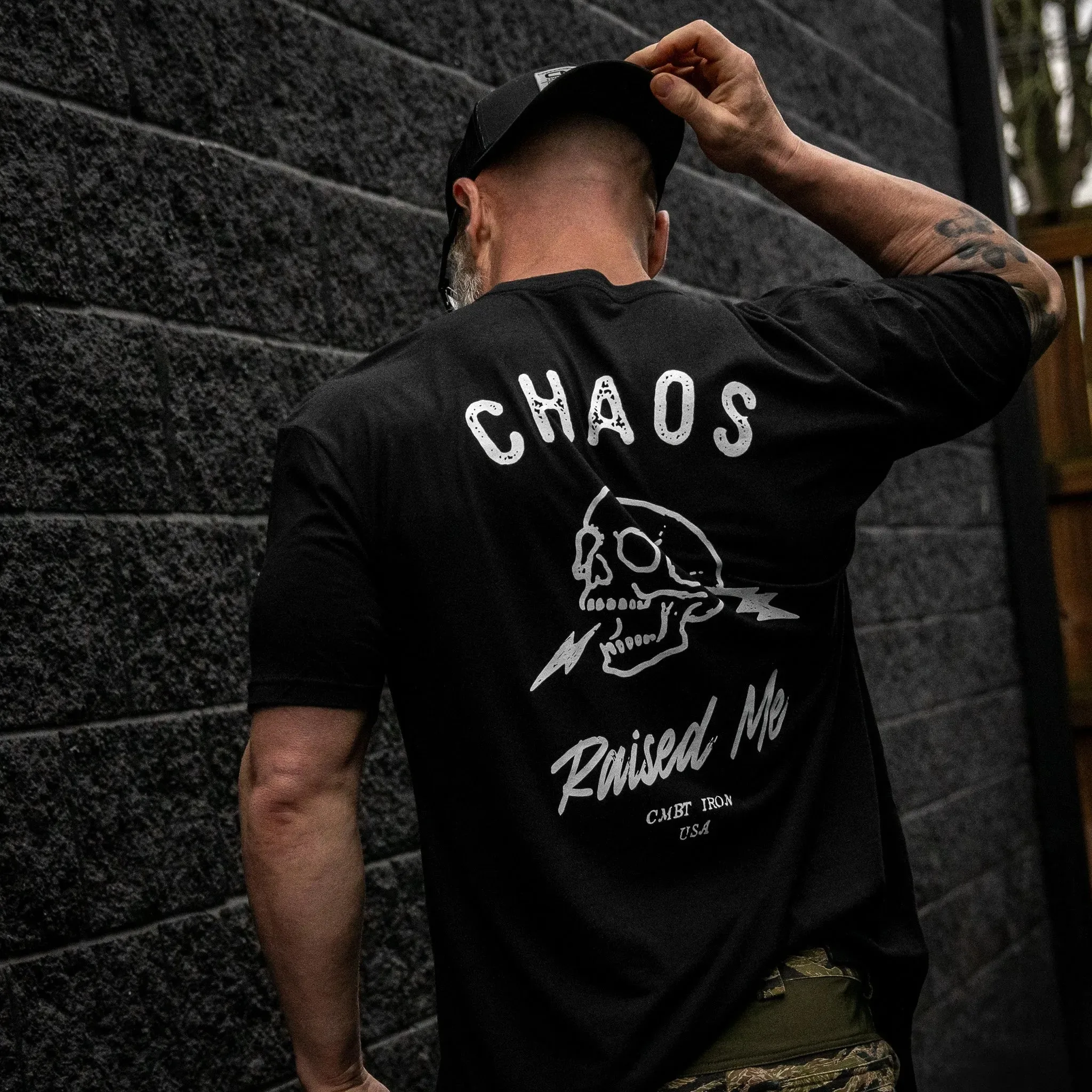 Chaos Raised Me camiseta táctica militar de algodón hombre - imagen 5