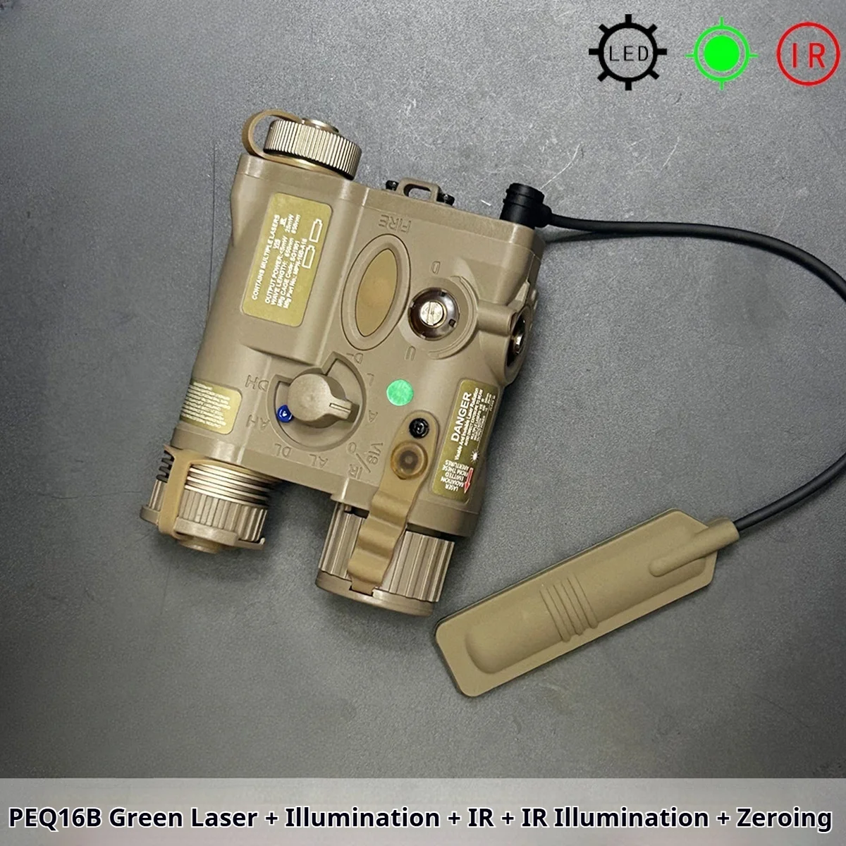 Indicador Element PEQ16B 16A vista frontal