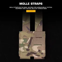 Portacargadores doble elástico 9 mm con portalámpara y portacuchillo
