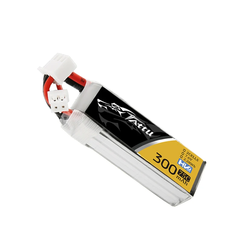 TATTU Batería LiPo 7,6V 300mAh 75C para drones FPV conector PH2.0 - imagen 3