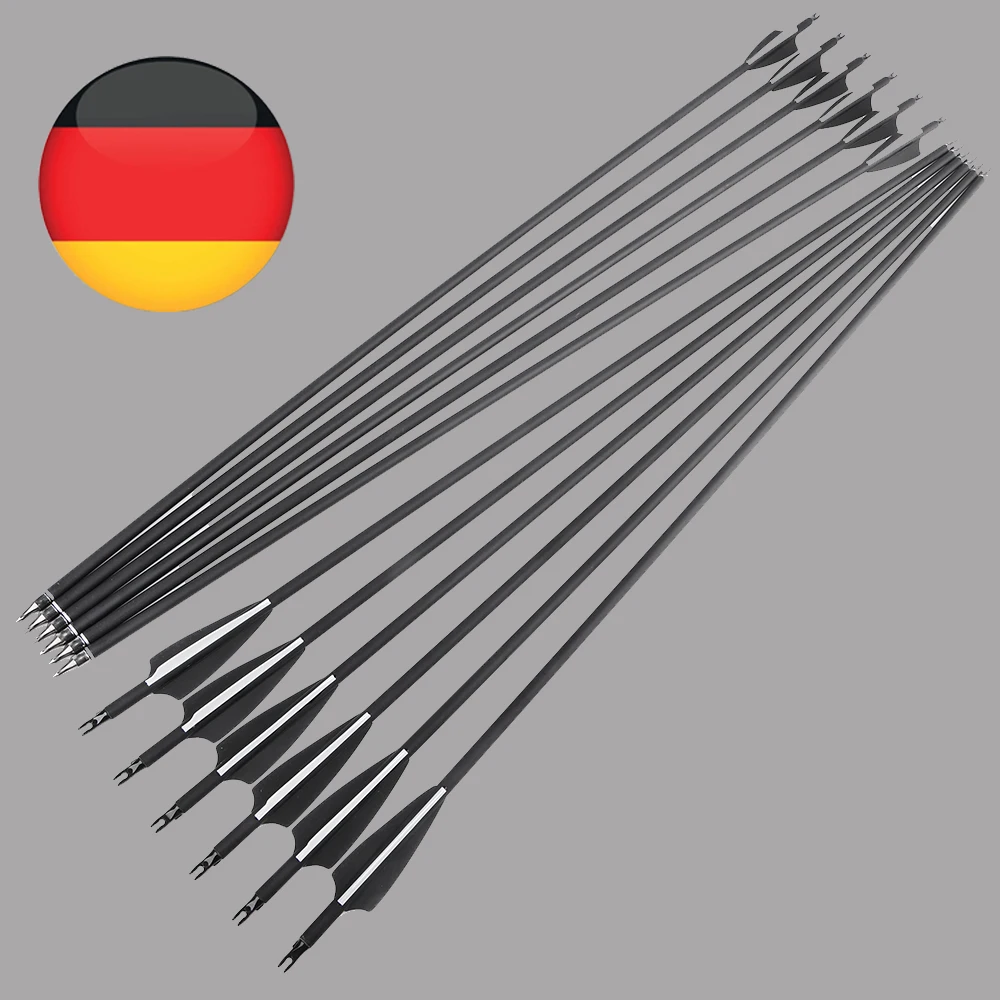 SP500 Flechas de carbono para arco compuesto, punta precisión - imagen 2