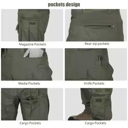 Traje táctico AUKU GEN3 RG Green chaqueta y pantalón cargo combate