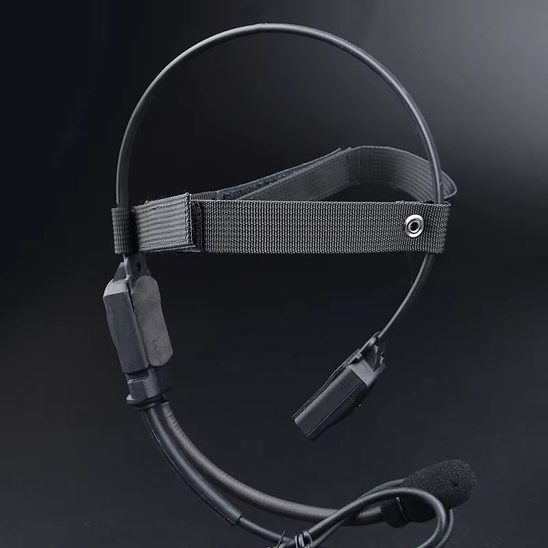 WADSN Auriculares tácticos de conducción ósea con Kenwood PTT