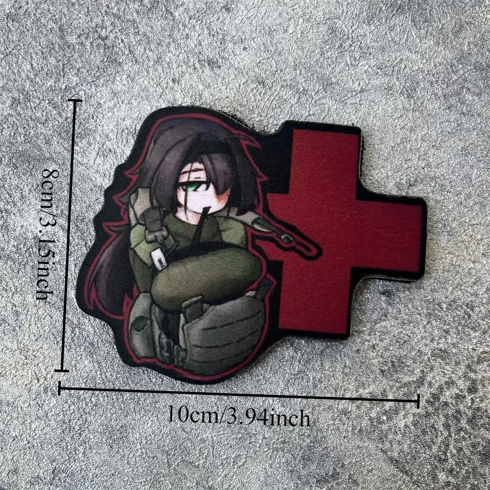 Insignia médica táctica de moral