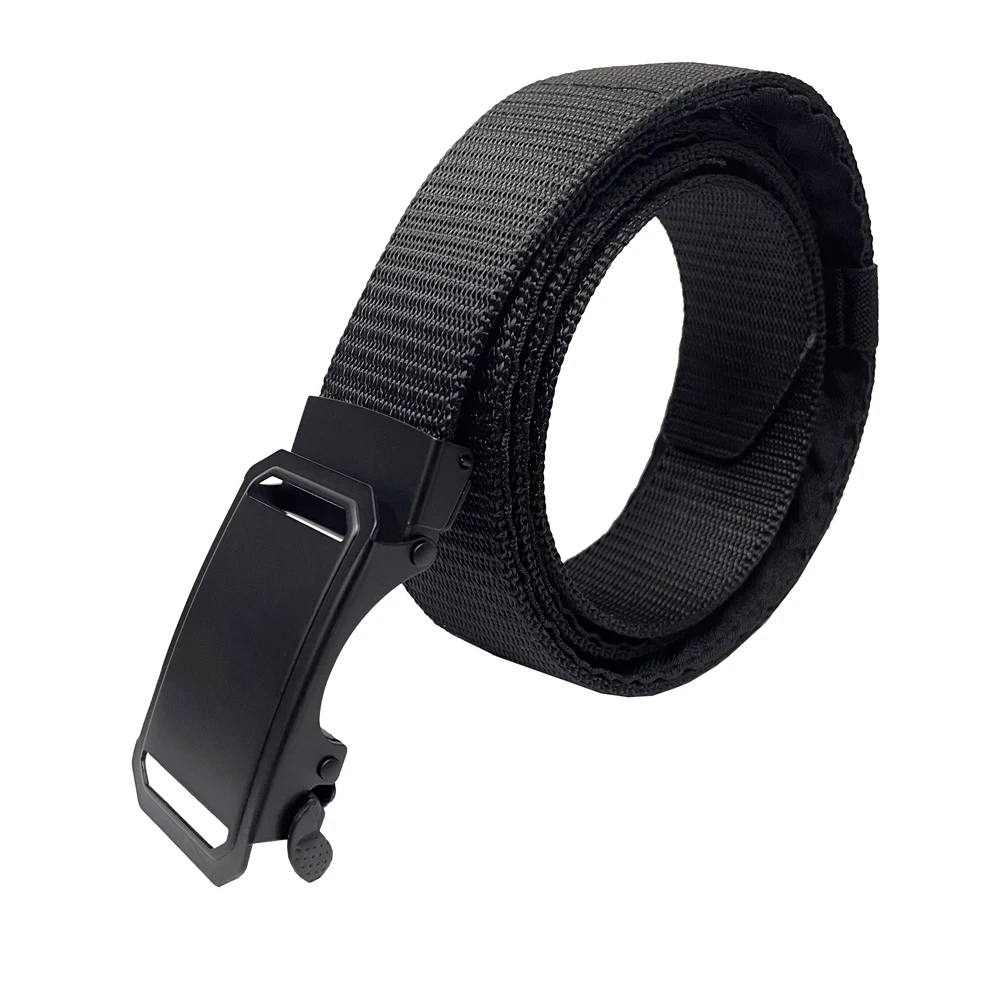 Cinturón táctico con hebilla automática y bolsillo oculto - imagen 4
