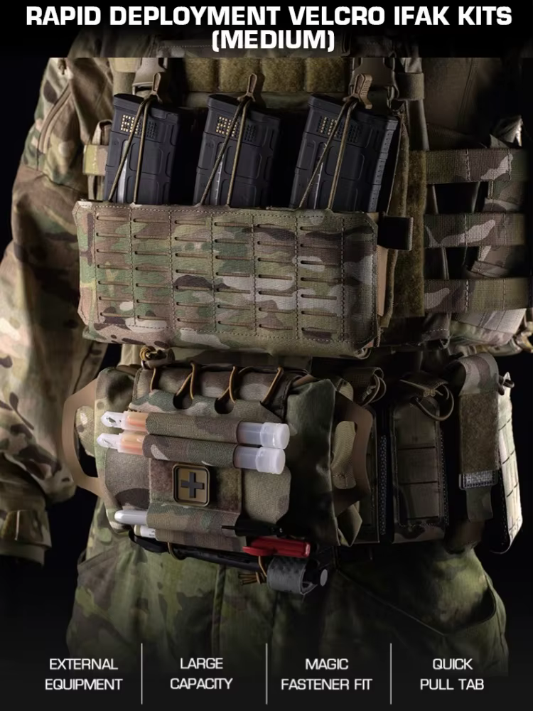 Kit de primeros auxilios compacto para exteriores