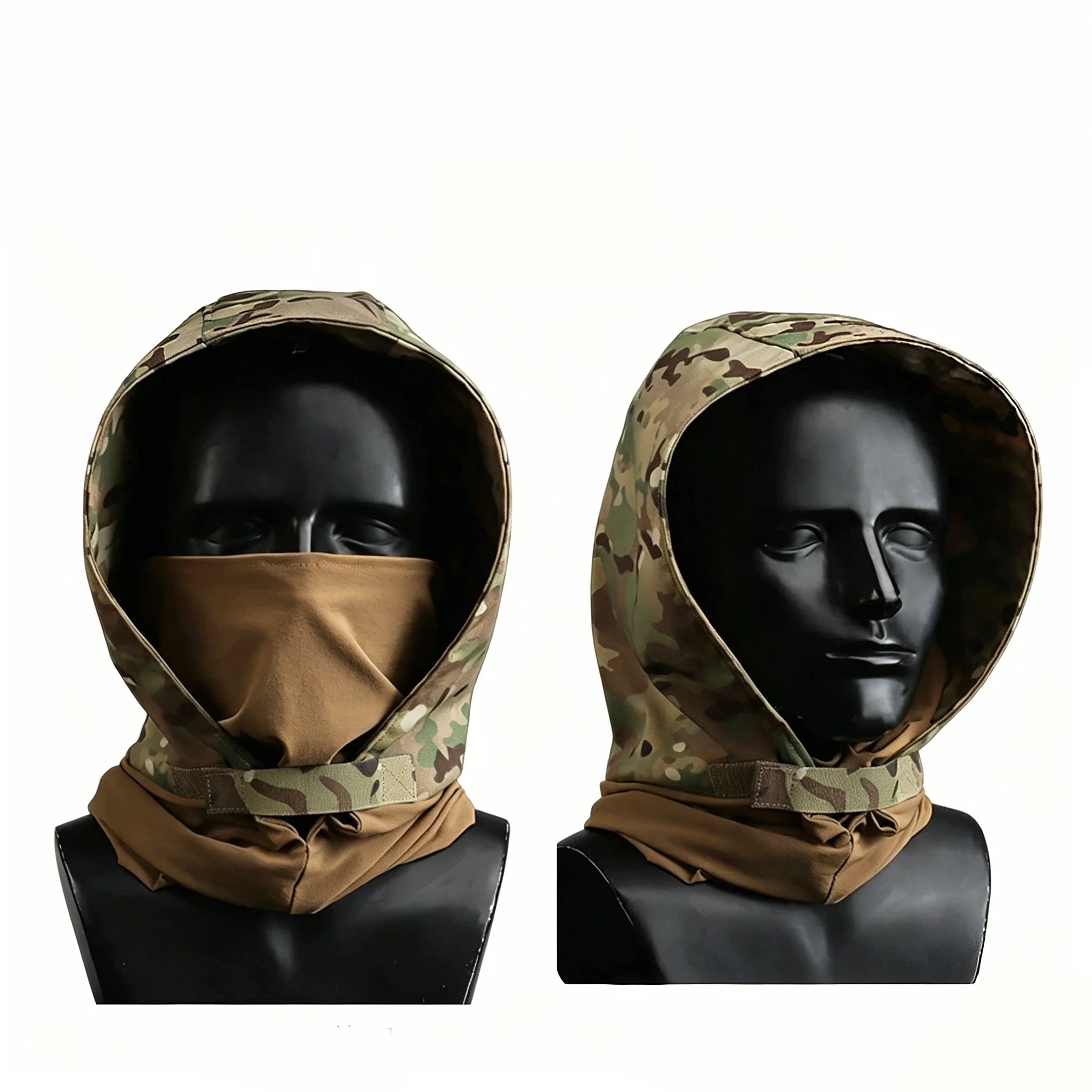 Gorro táctico de camuflaje transpirable con protección solar - imagen 2
