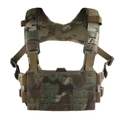 Chaleco táctico modular estilo K con sistema MOLLE para campo