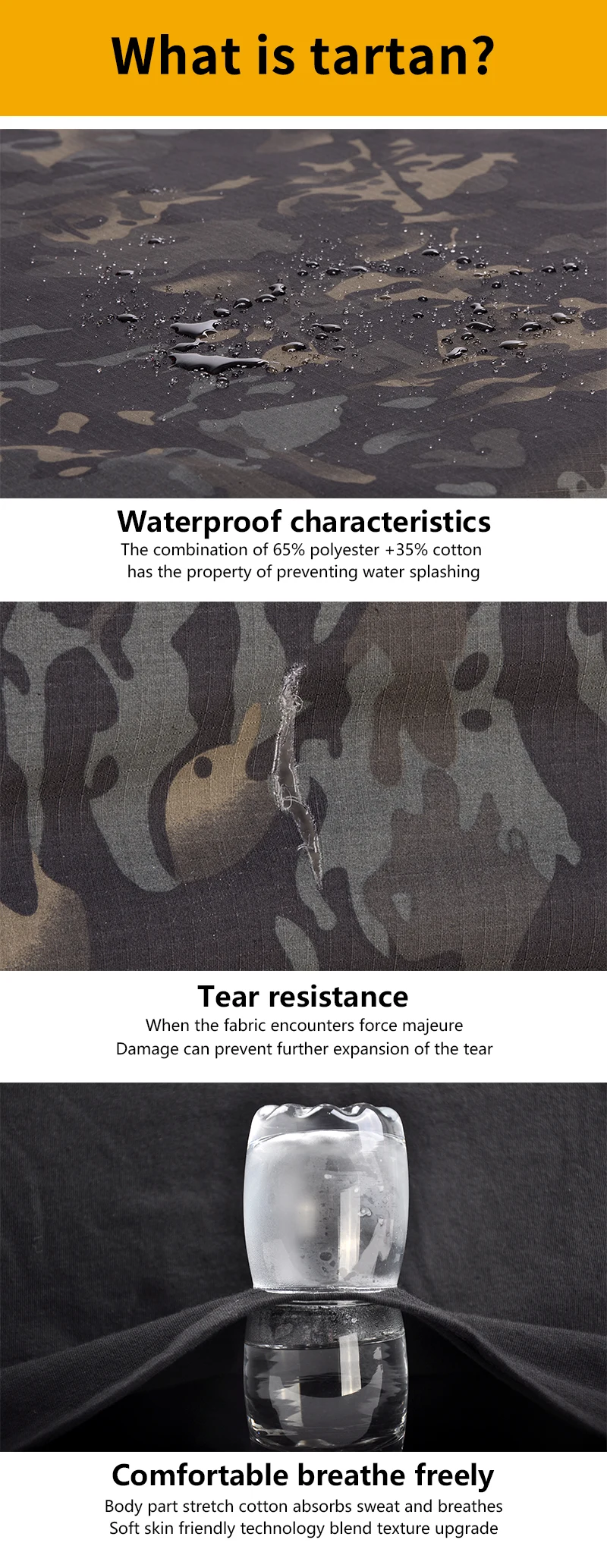 Detalles de pantalón y coderas