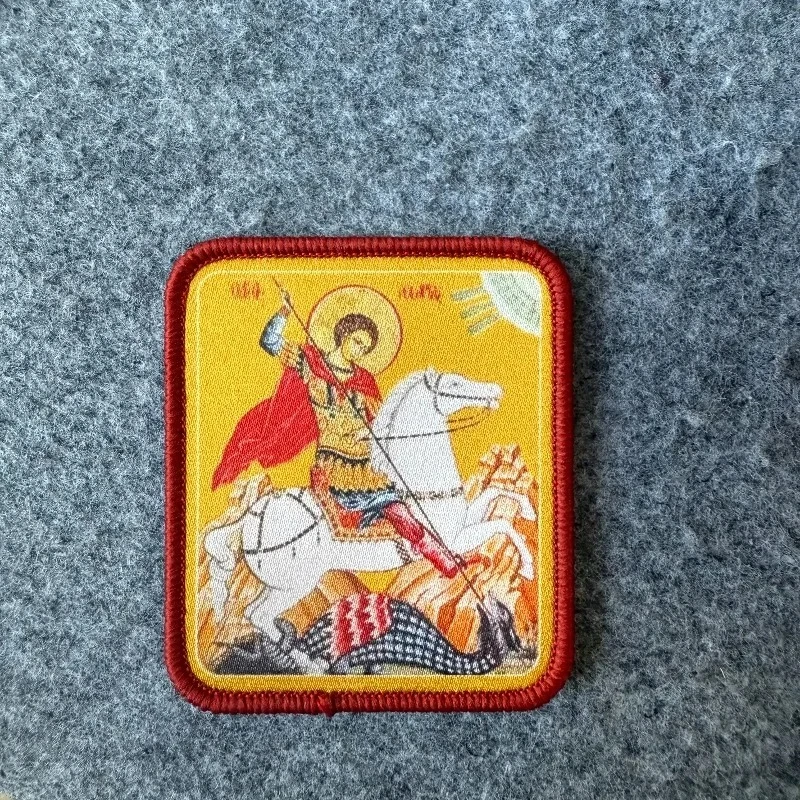Parche táctico Arcángel San Miguel – Velcro adhesivo
