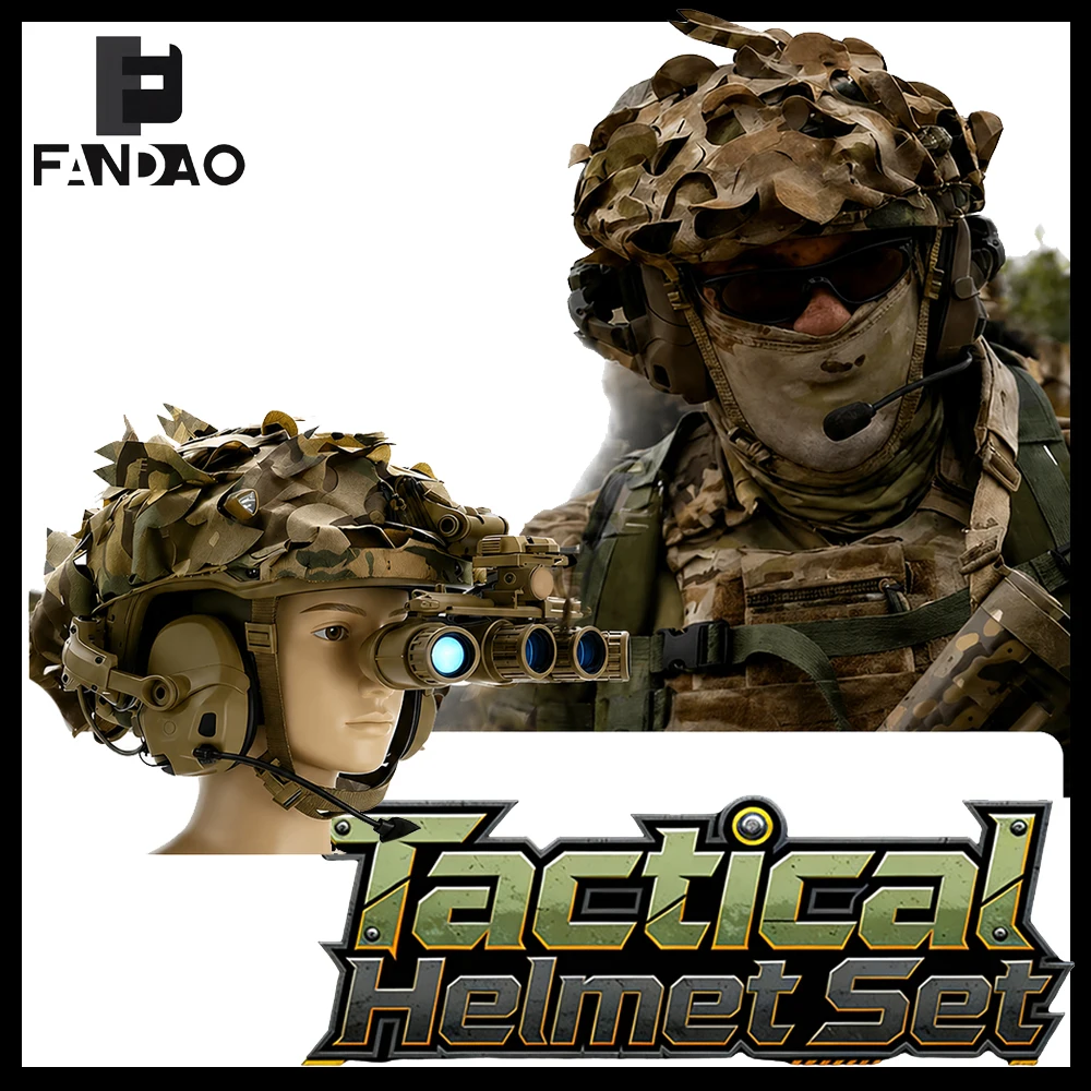 Casco táctico Fast Bump para Airsoft y Paintball con NVG cosplay - imagen 4
