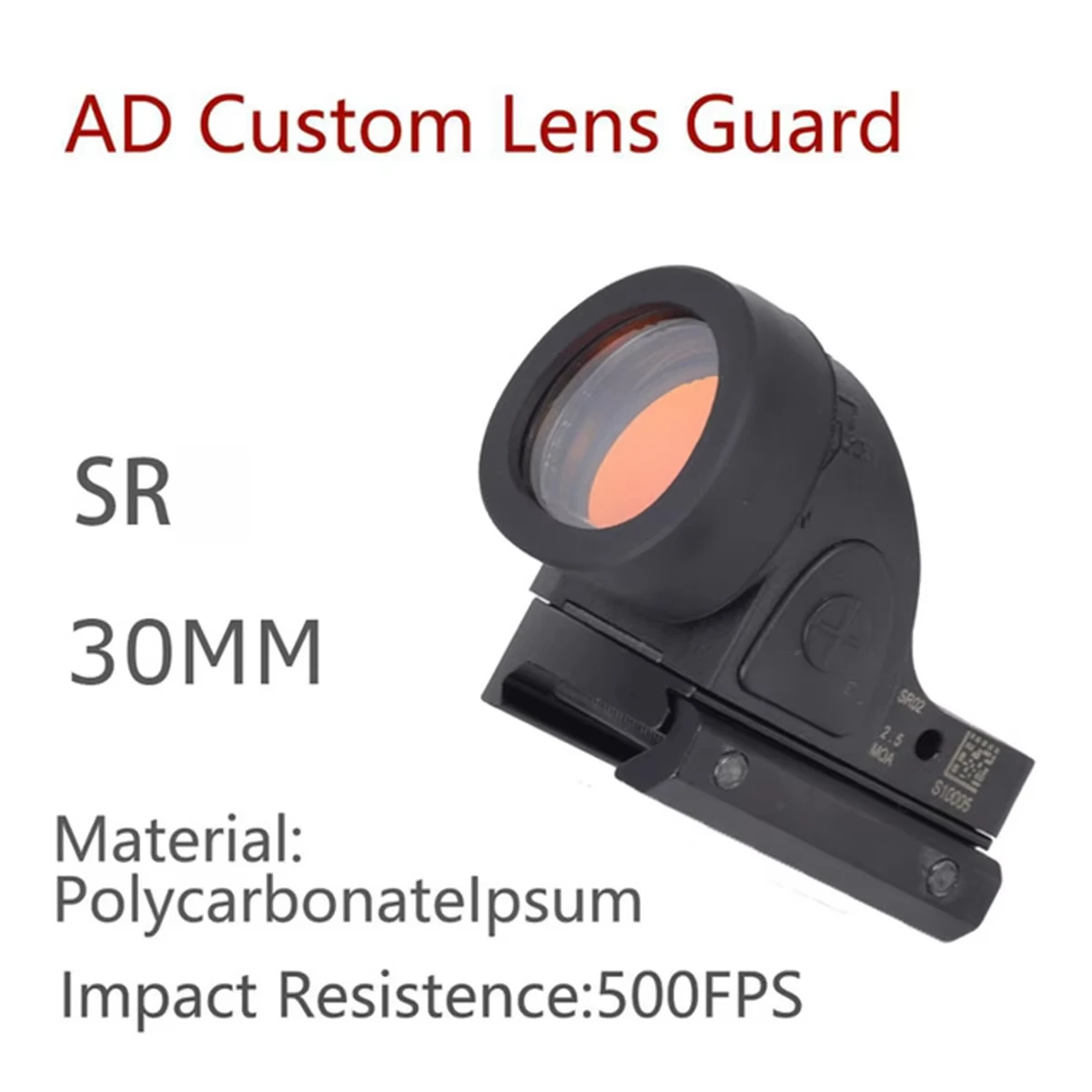 Protector lente de goma para linterna táctica LED - imagen 3