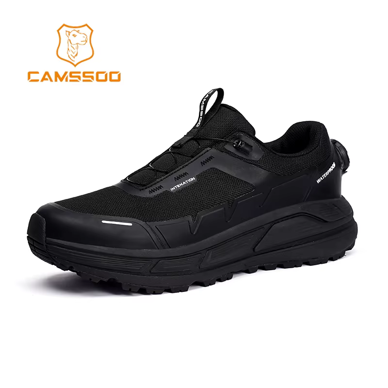 CAMSSOO botas tácticas hombre invierno antideslizantes acolchadas caza - imagen 2