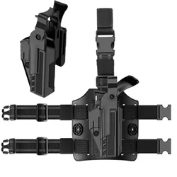 Funda táctica portapierna con liberación rápida para Glock