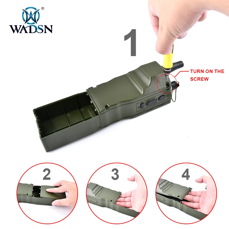 WADSN PRC-152 funda táctica radio softair con antena simulada - imagen 5