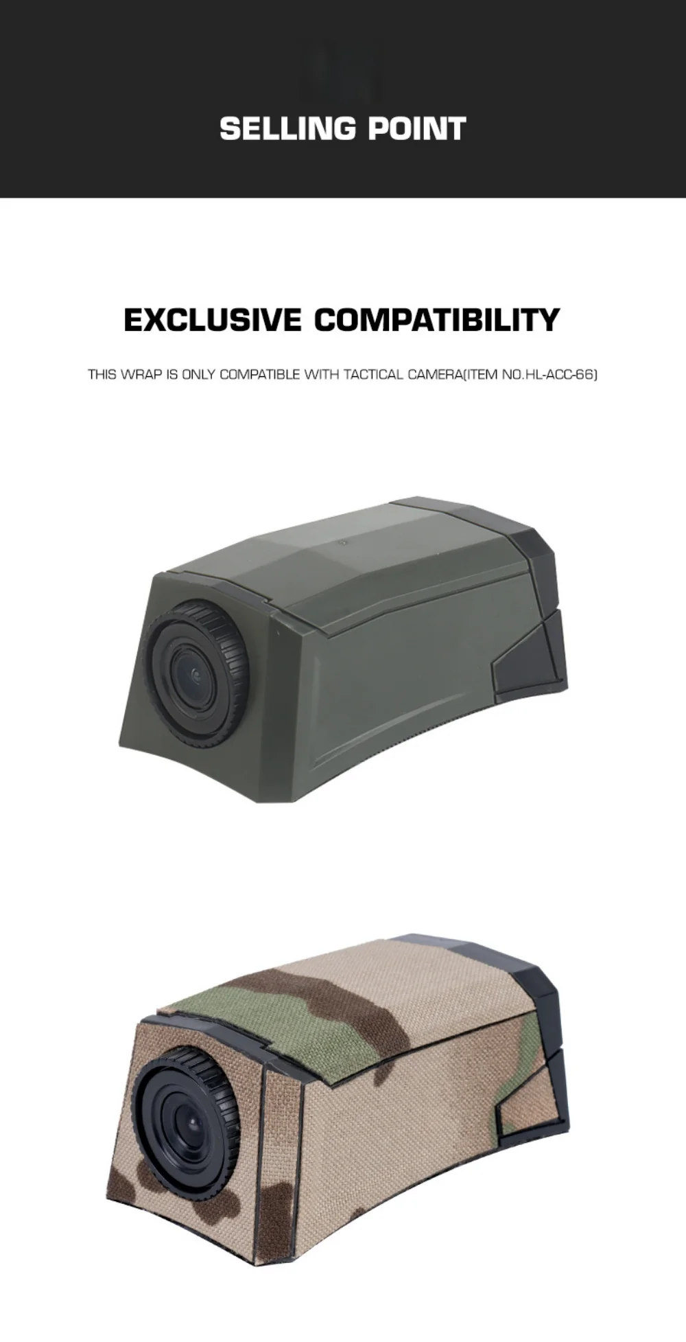 Detalle del camuflaje en exteriores