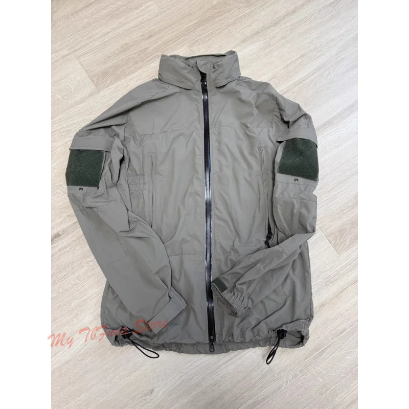Chaqueta táctica PCU L5 Softshell gris impermeable con capucha - imagen 4