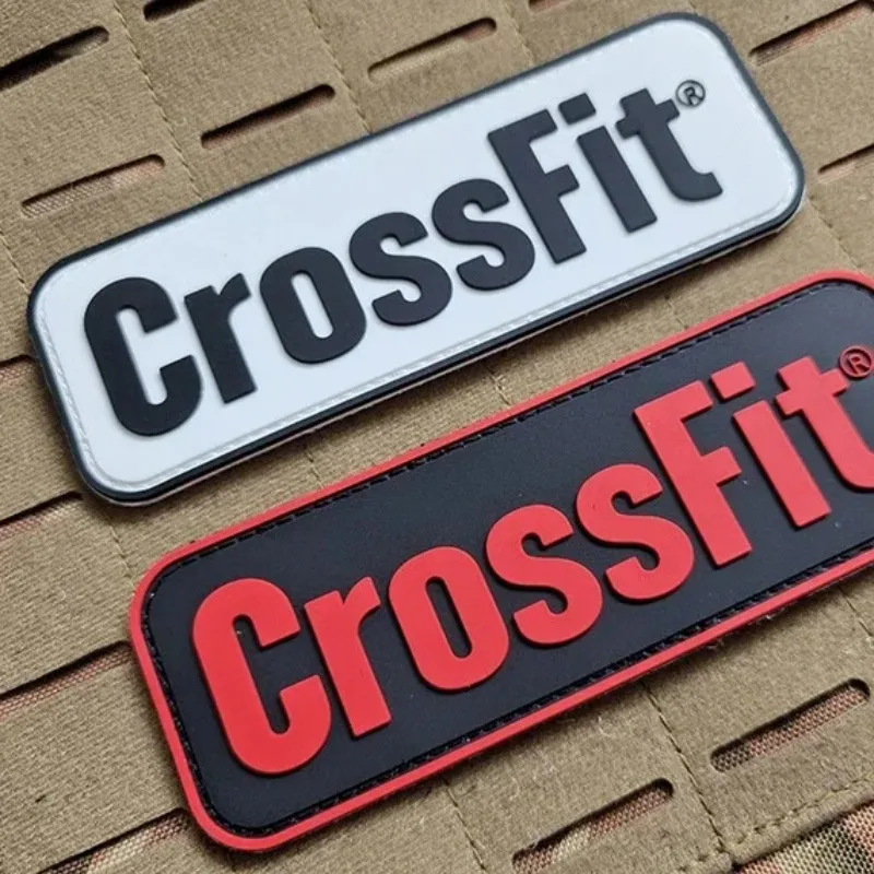 Parche PVC bordado CrossFit – Aplique costura pegatina motorista Punk - imagen 5