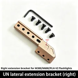 Linterna táctica Airsoft M600 con Modbutton y montaje offset Picatinny