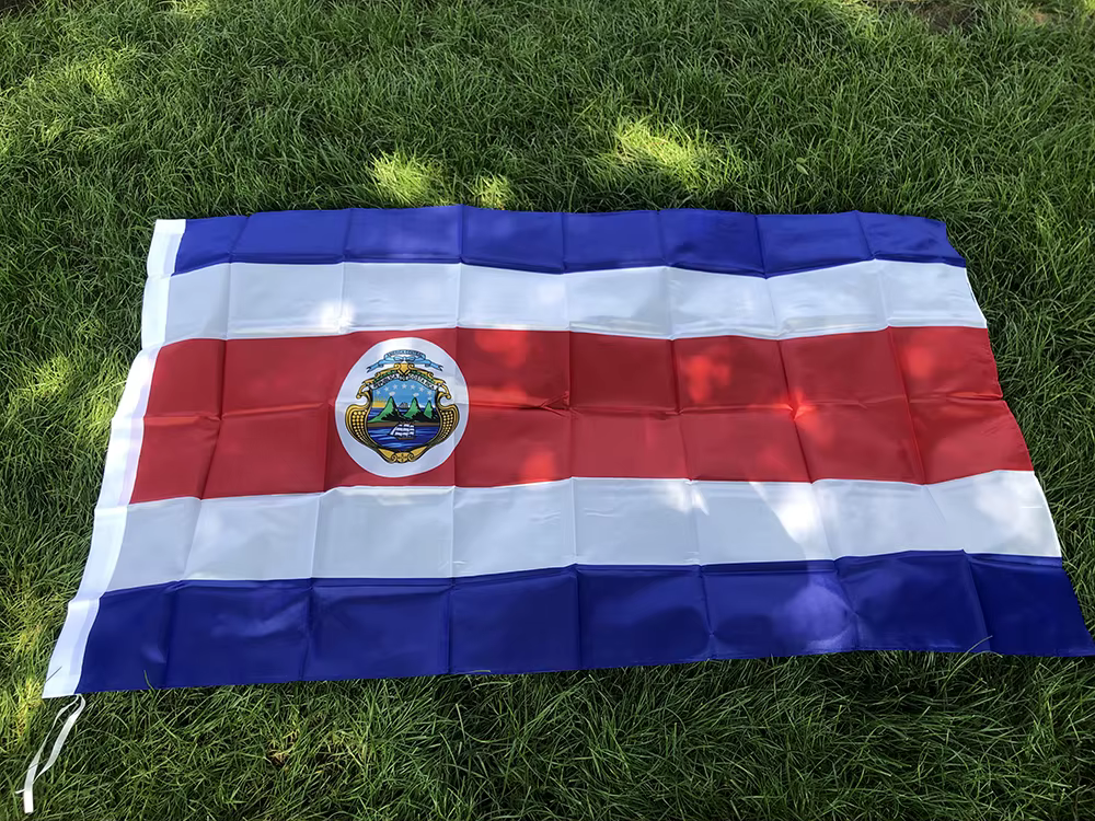 Detalle de impresión de la bandera