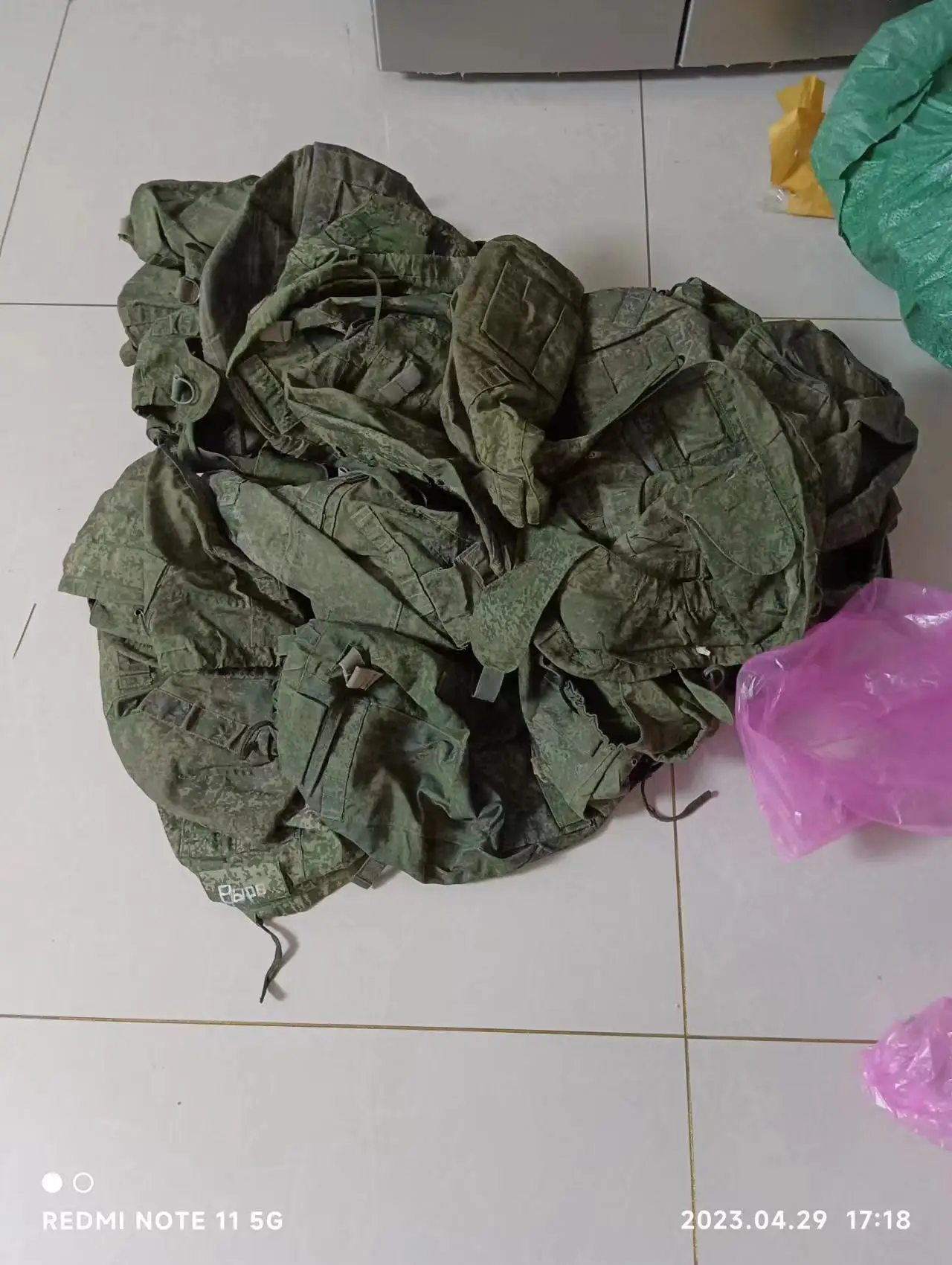 Funda de casco camuflaje ruso KSOR