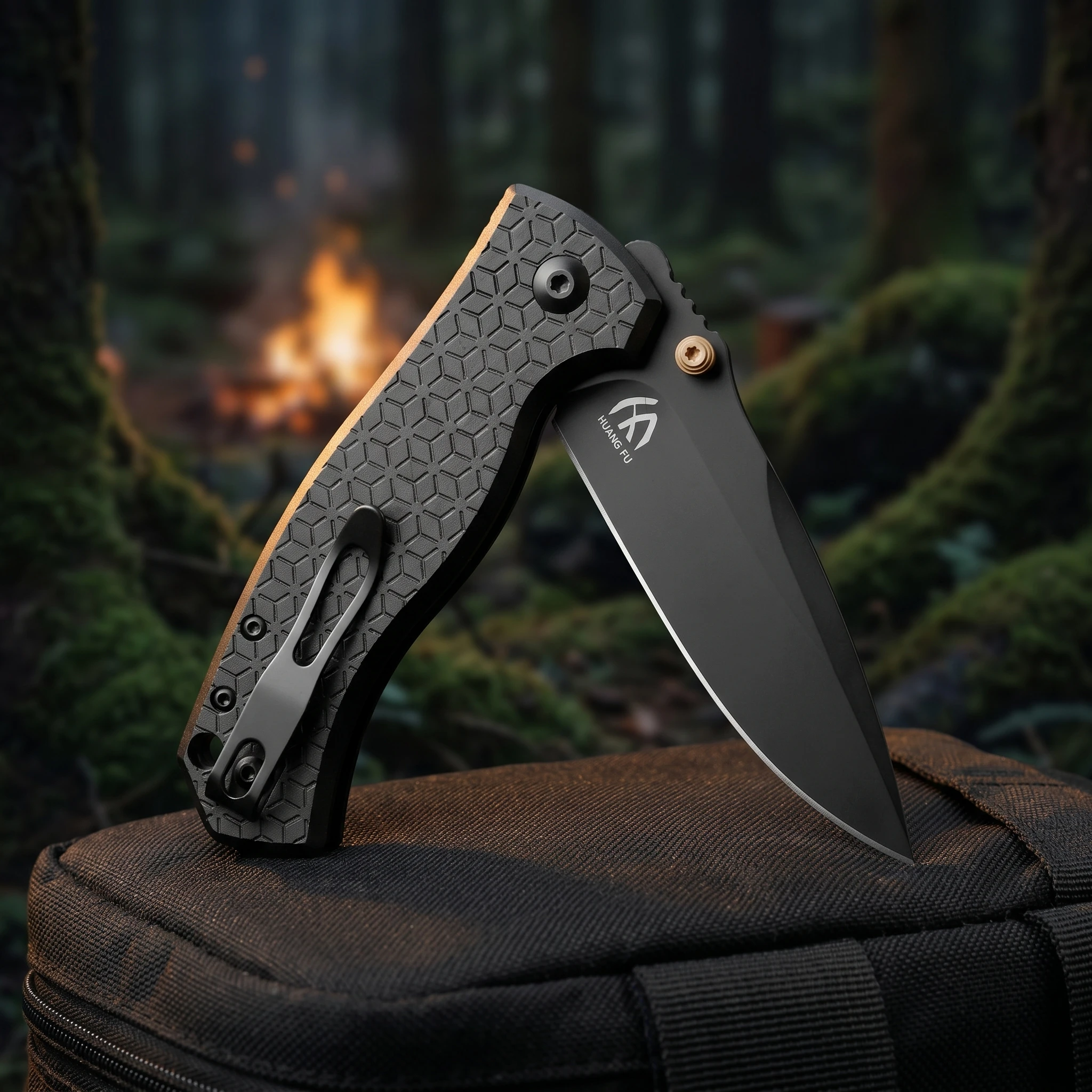 Cuchillo plegable multifunción acero para aire libre y regalo hombre - imagen 4