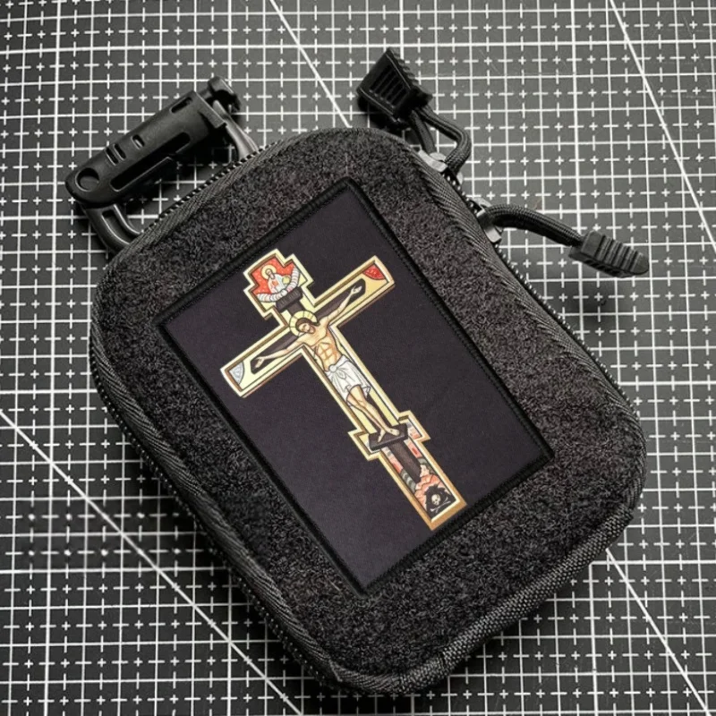 Parche táctico de moral Muslos Gruesos Salvan Vidas con velcro