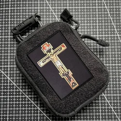 Parche táctico de moral Muslos Gruesos Salvan Vidas con velcro